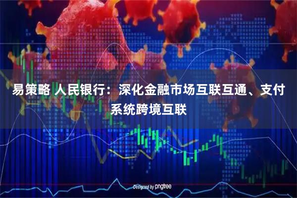 易策略 人民银行：深化金融市场互联互通、支付系统跨境互联